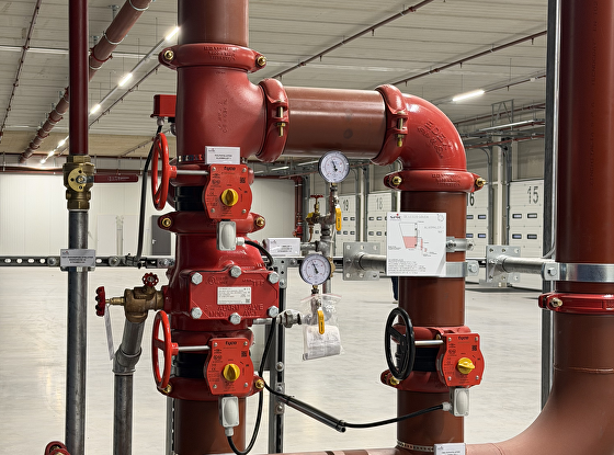 Brandmeldinstallatie nieuwbouw Distributiecentrum Gouda