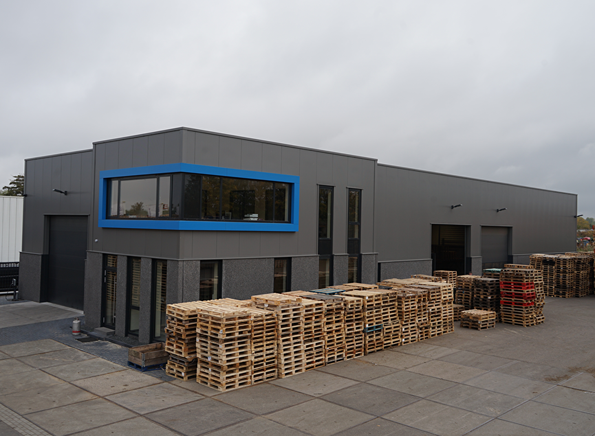 Nieuwbouw Pand t'Jong Pallets Klundert