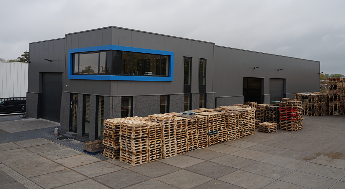 Nieuwbouw Pand t'Jong Pallets Klundert